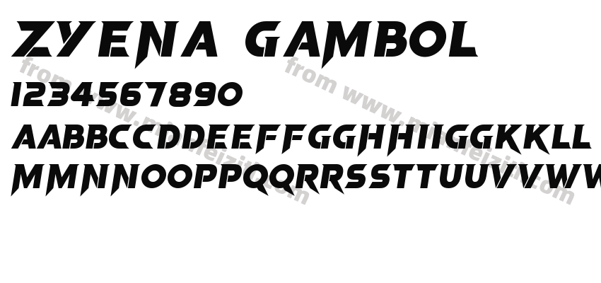 ZYENA Gambol预览图2