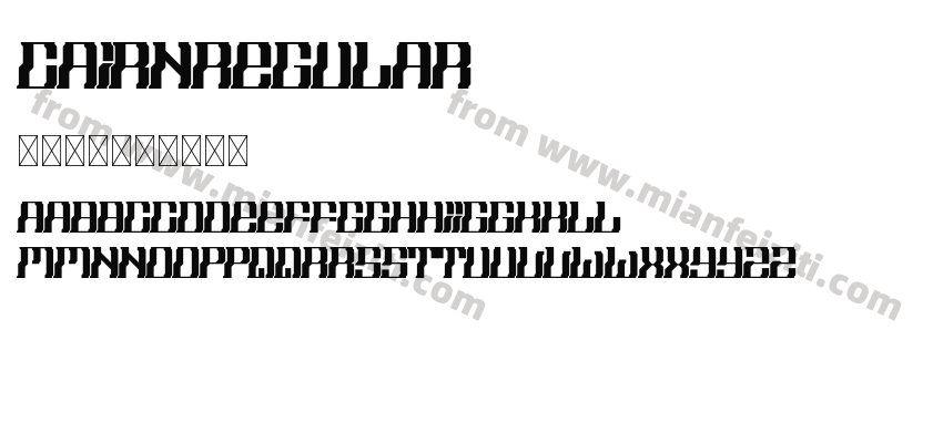 Cairn Regular预览图2