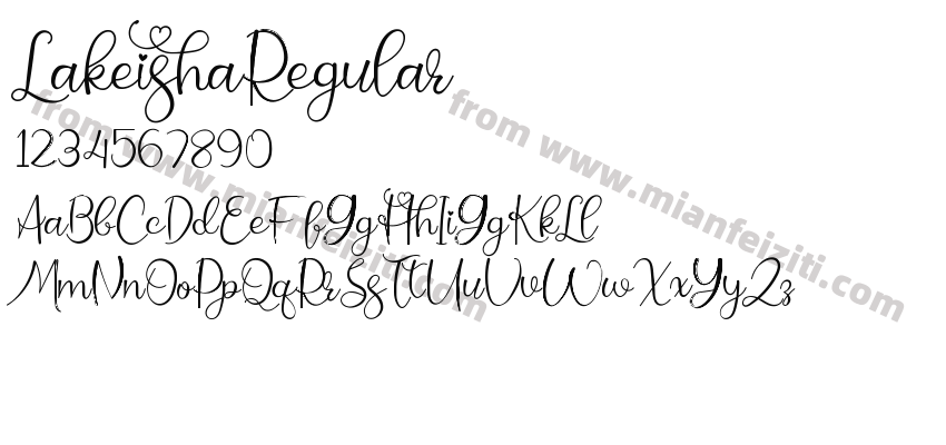 Lakeisha Regular预览图2