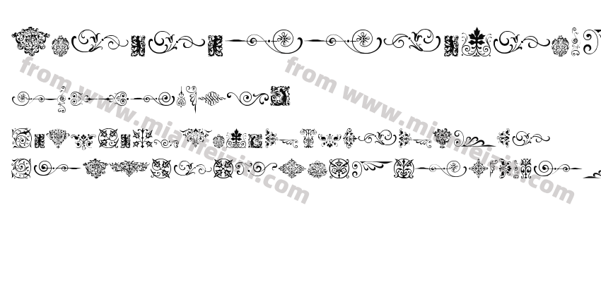 Neoclassic Fleurons Free预览图2
