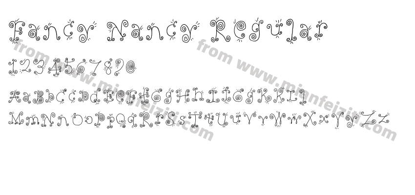 Fancy Nancy Regular预览图2