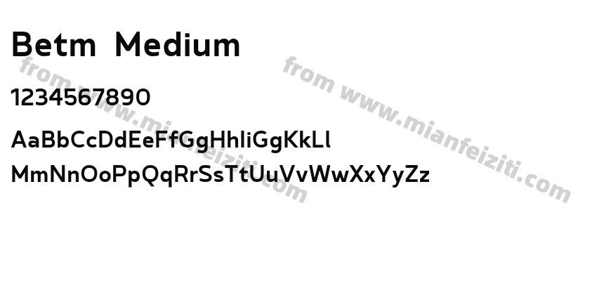 Betm Medium预览图2