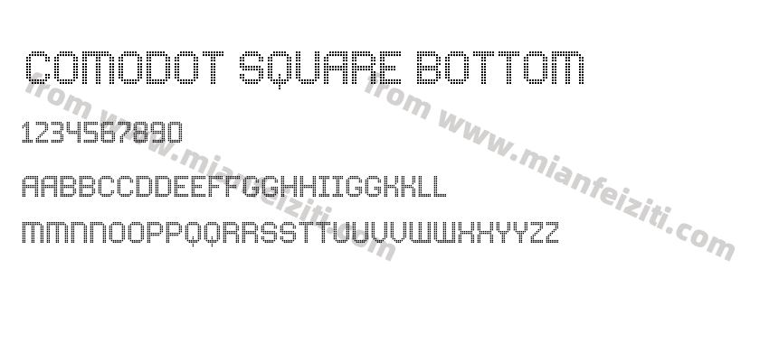 Comodot Square Bottom预览图2