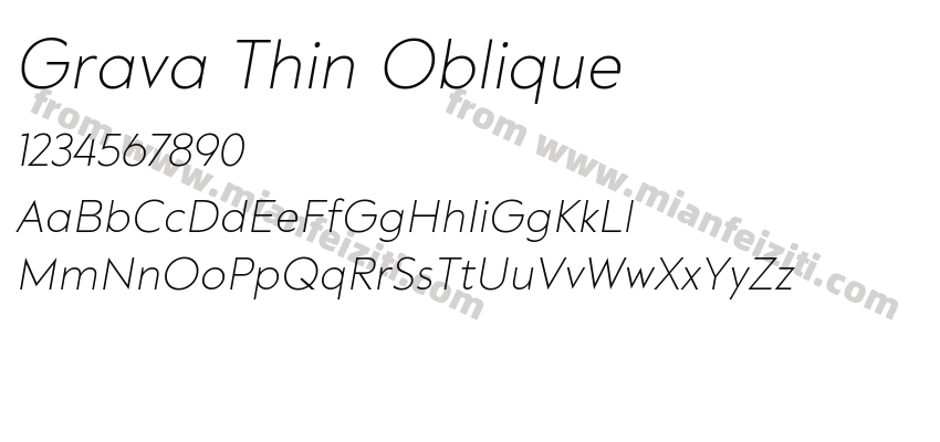 Grava Thin Oblique预览图2