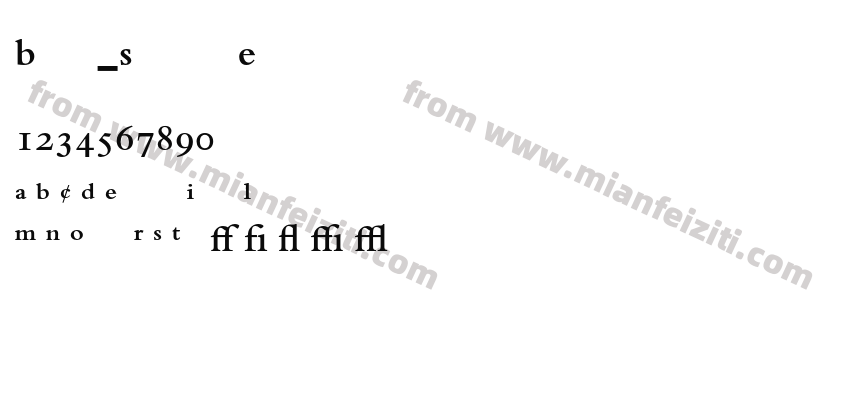 Bembo Semibold Expert预览图2