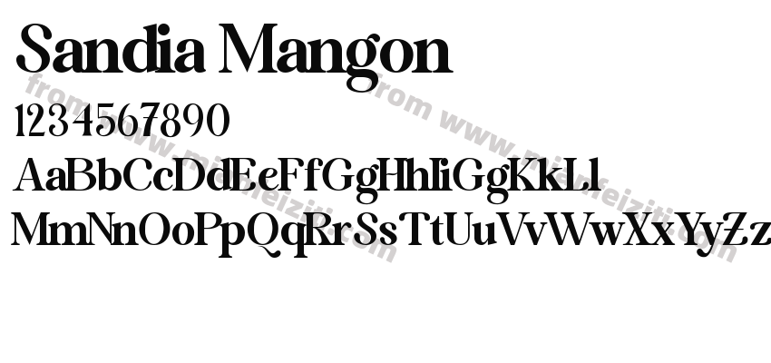Sandia Mangon预览图2