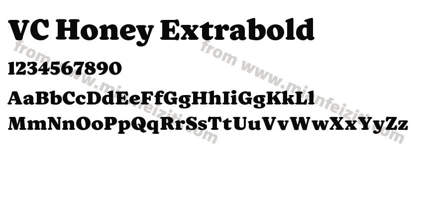 VC Honey Extrabold预览图2