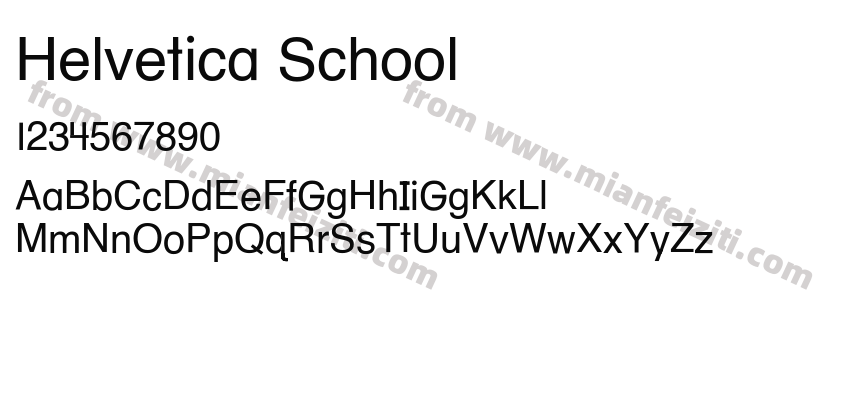Helvetica School预览图2