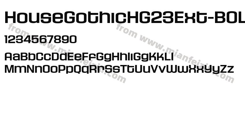 House GothicHG23 Ext BOLD3预览图2