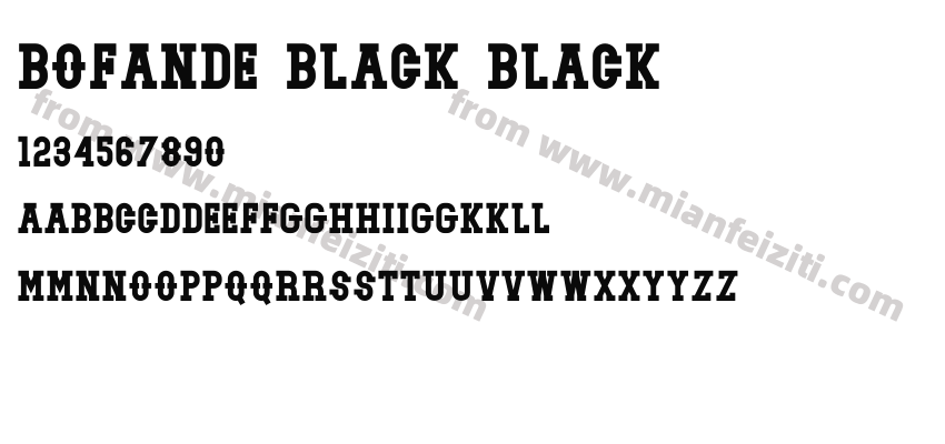 Bofande Black Black预览图2