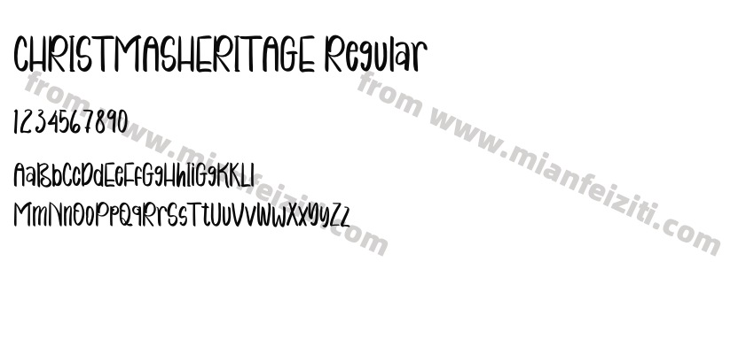 CHRISTMASHERITAGE Regular预览图2