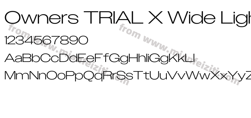 Owners TRIAL X Wide Light预览图2