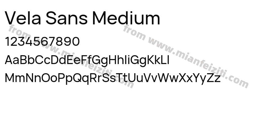 Vela Sans Medium预览图2