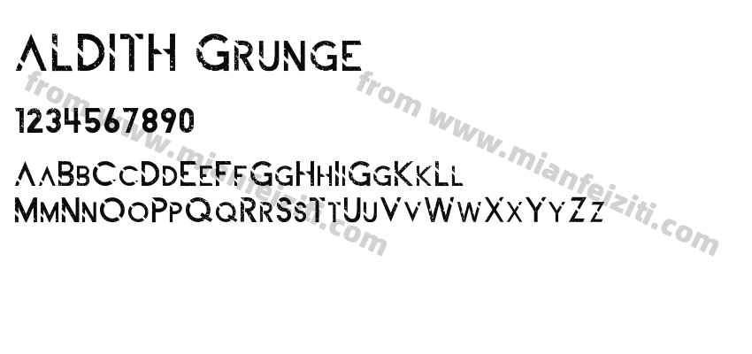 ALDITH Grunge预览图2