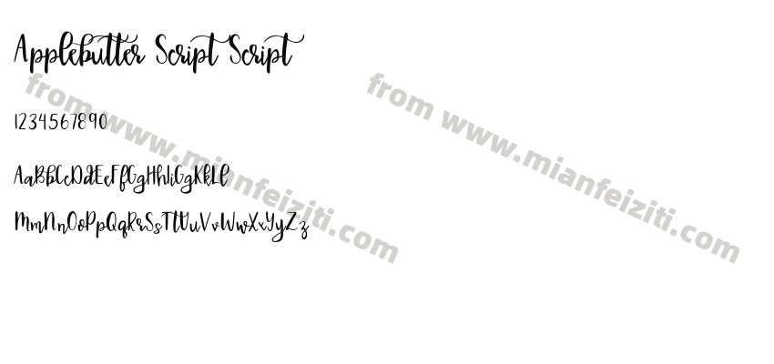 Applebutter Script Script预览图2