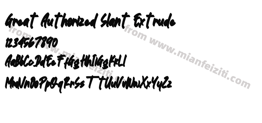 Great Authorized Slant Extrude预览图2
