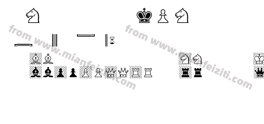 Chess Alpha字体预览