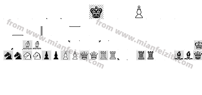 Chess Leipzig字体预览