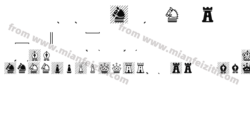 Chess Magnetic字体预览