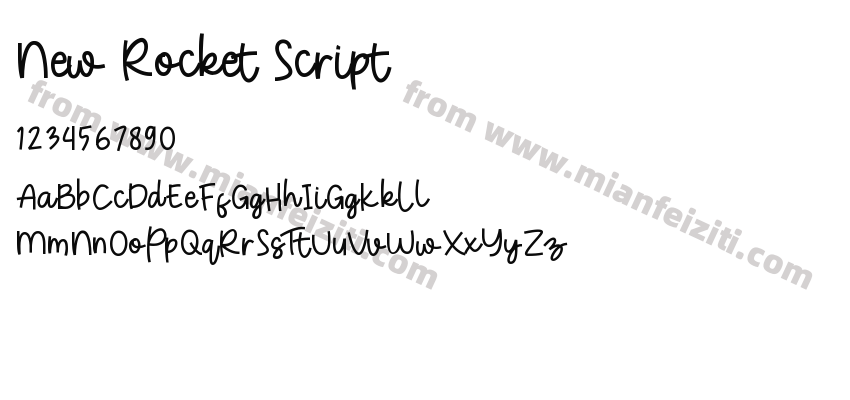 New Rocket Script预览图2