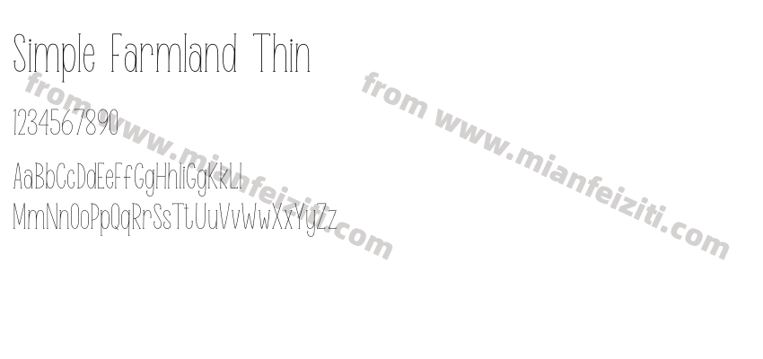 Simple Farmland Thin预览图2