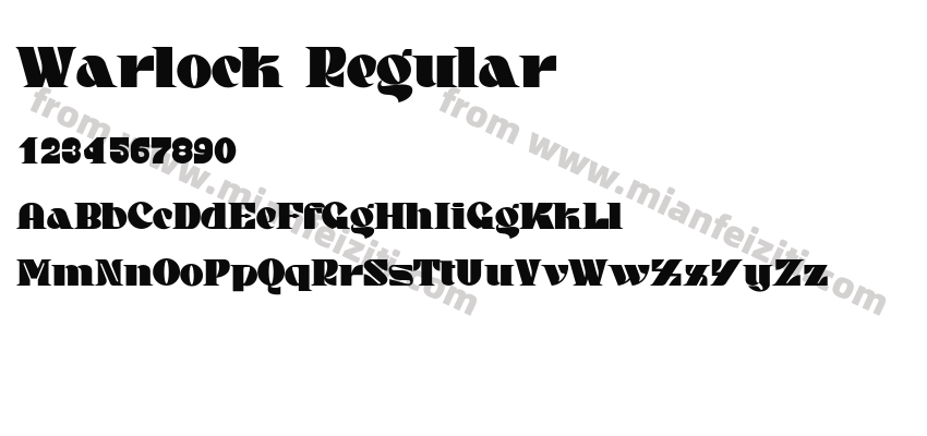 Warlock Regular预览图2