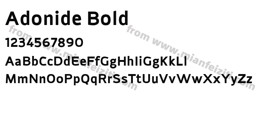 Adonide Bold预览图2