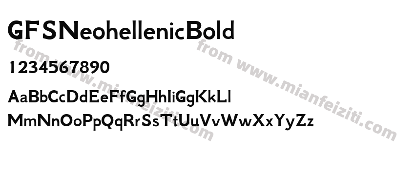 GFS Neohellenic Bold预览图2