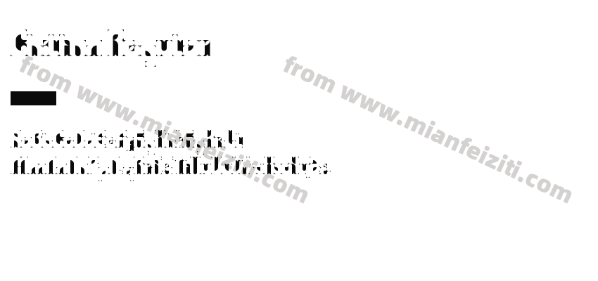 Chilton Regular预览图2