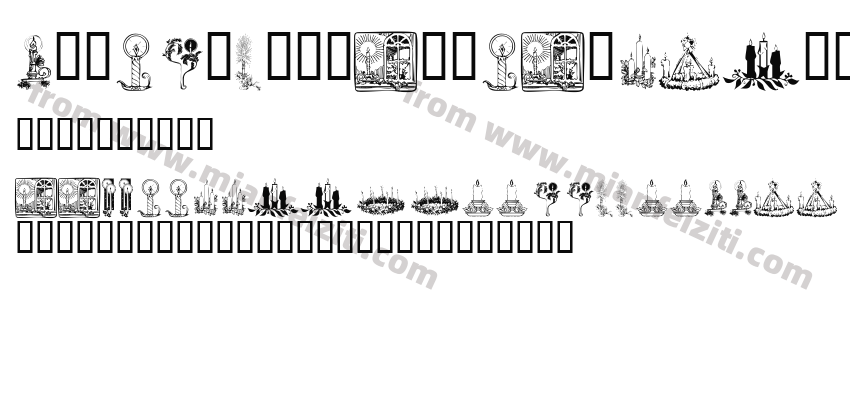 KR Christmas Candles 1预览图2