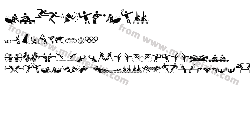 Olympicons Regular预览图2