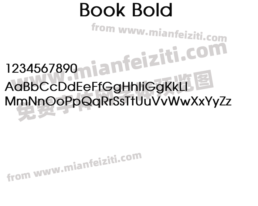 Avant Garde Book Bold预览图2