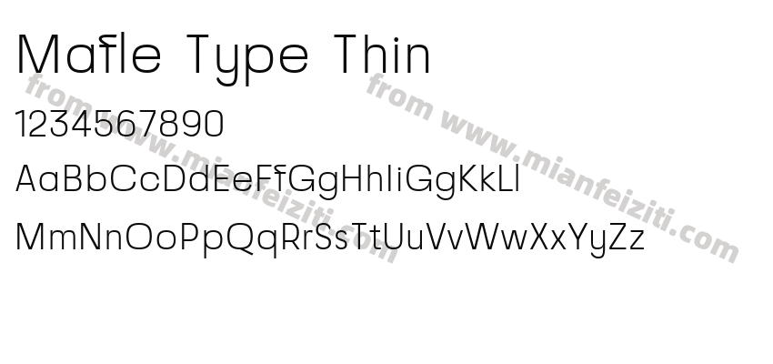 Mafle Type Thin预览图2