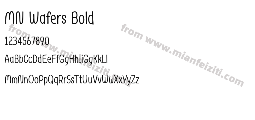 MN Wafers Bold预览图2